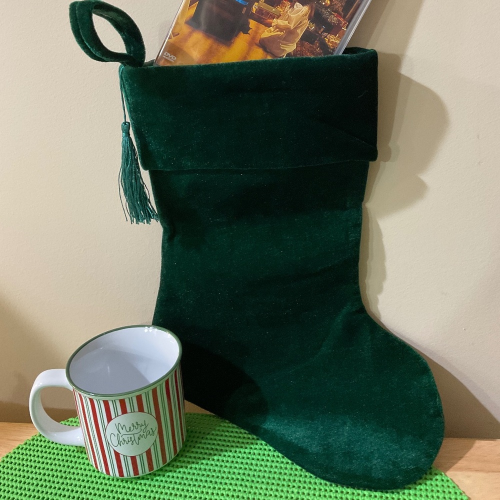Holiday Bundle: Green Velvet Stocking • Mug • Trans-Siberian Orchestra DVD